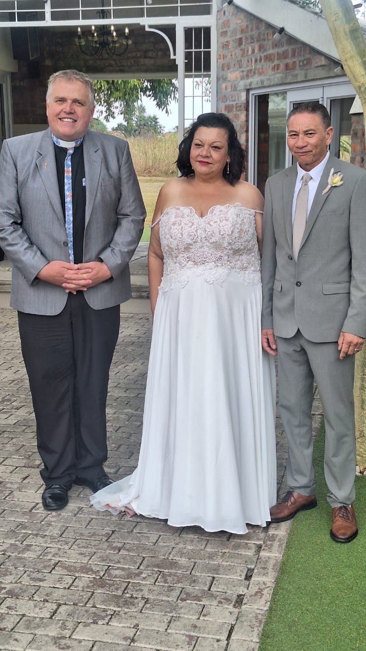 Wedding ceremony by Dr. Gerrit Rademeyer in Nongoma