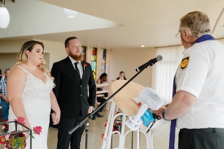 Wedding ceremony by Dr. Gerrit Rademeyer in Nongoma