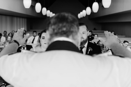 Wedding ceremony by Dr. Gerrit Rademeyer in Nongoma