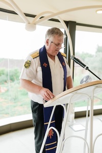 Wedding ceremony by Dr. Gerrit Rademeyer in Nongoma