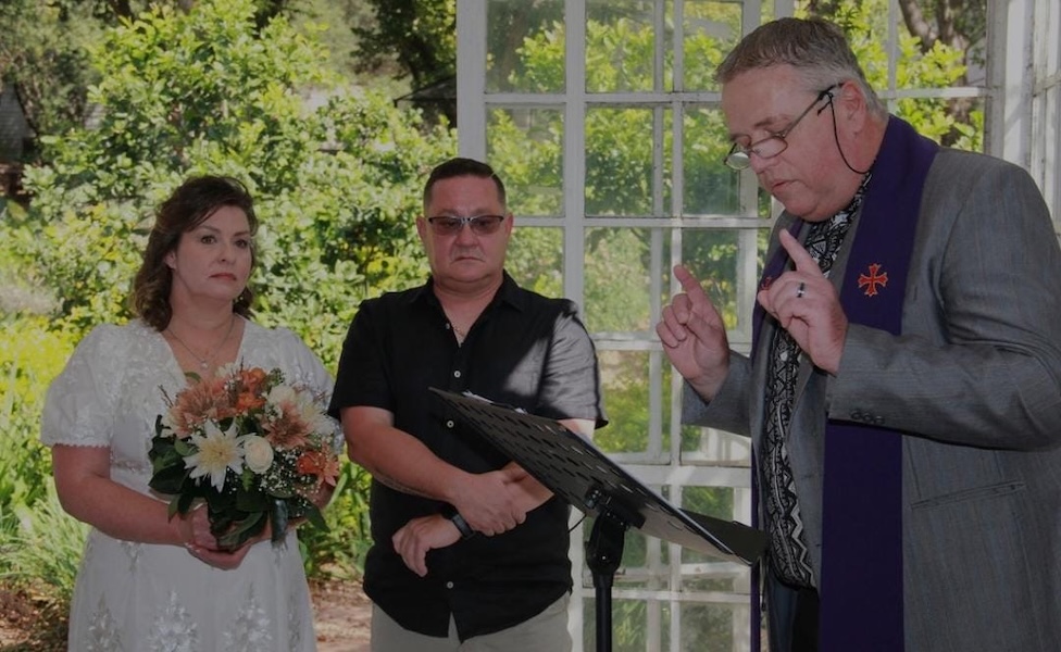 Wedding ceremony by Dr. Gerrit Rademeyer in Nongoma