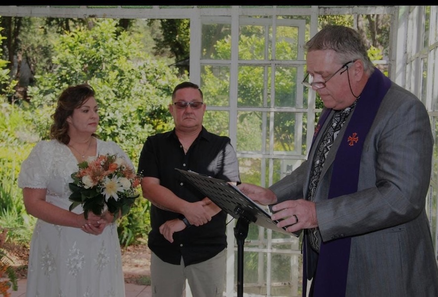 Wedding ceremony by Dr. Gerrit Rademeyer in Nongoma