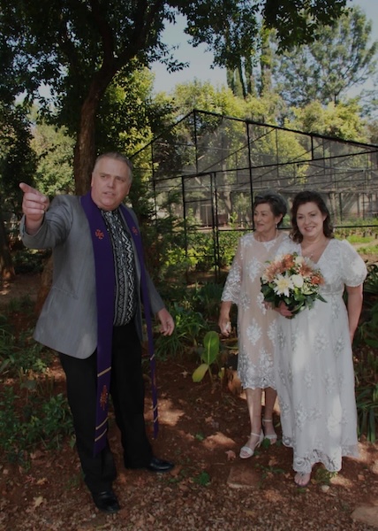 Wedding ceremony by Dr. Gerrit Rademeyer in Nongoma