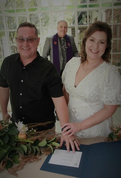 Wedding ceremony by Dr. Gerrit Rademeyer in Nongoma