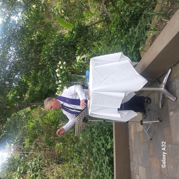 Wedding ceremony by Dr. Gerrit Rademeyer in Nongoma