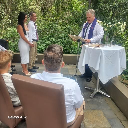 Wedding ceremony by Dr. Gerrit Rademeyer in Nongoma