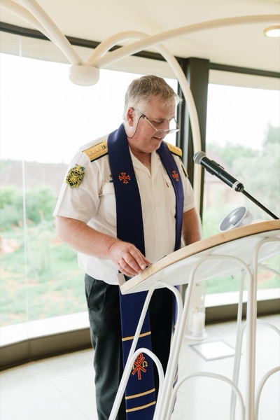 Wedding ceremony by Dr. Gerrit Rademeyer in Nongoma
