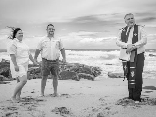 Wedding ceremony by Dr. Gerrit Rademeyer in Nongoma
