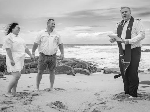 Wedding ceremony by Dr. Gerrit Rademeyer in Nongoma