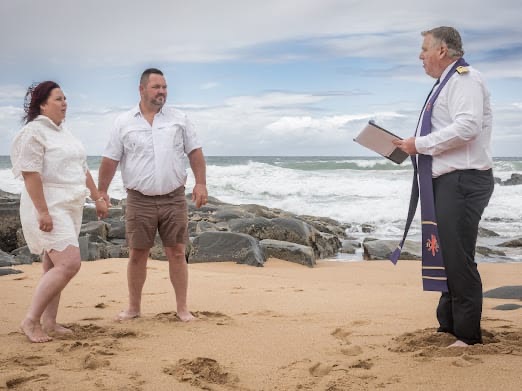Wedding ceremony by Dr. Gerrit Rademeyer in Nongoma
